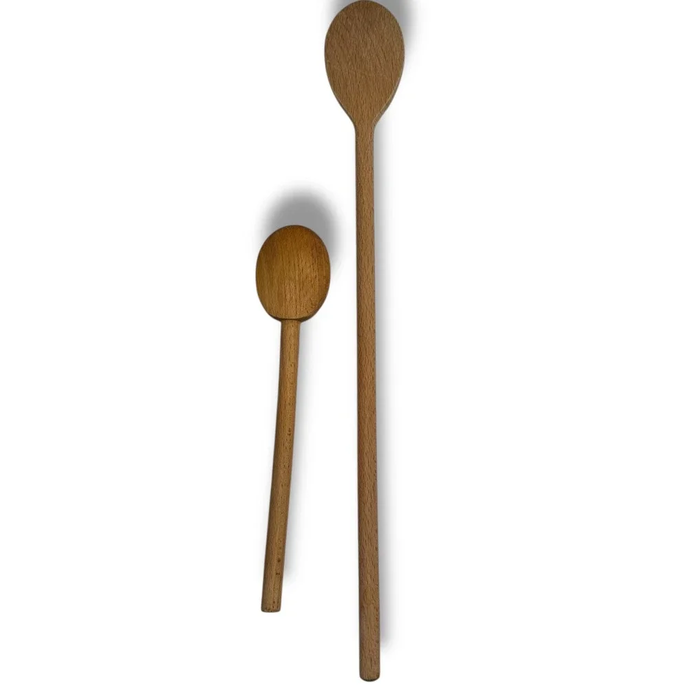 Wooden Spoons Set 2 Typhoon The Big Stir‎ Stirring Mixing Kitchen Utensils F72Q